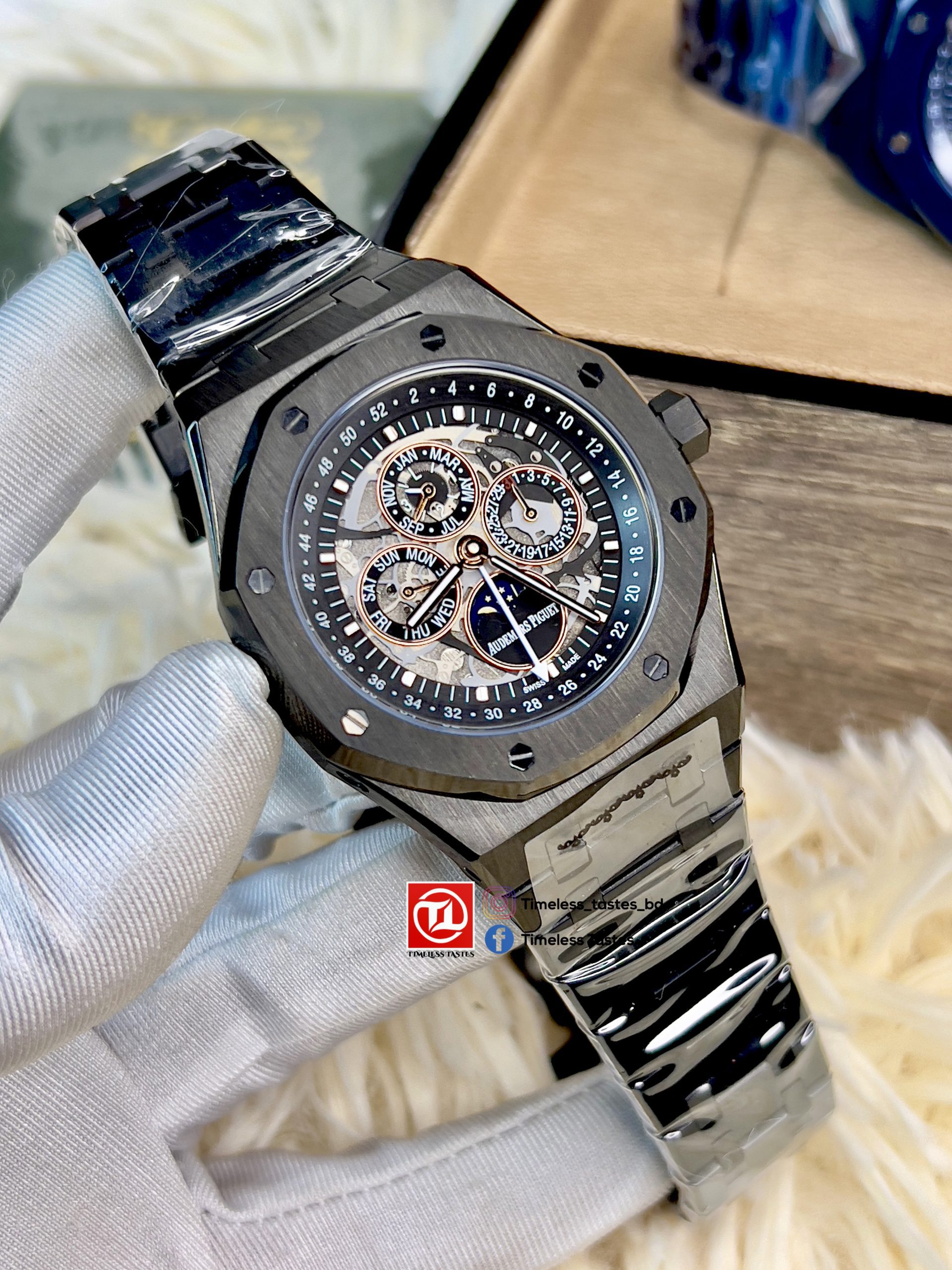 Audemars Piguet Royal Oak Perpetual Calendar Black Master Grade - Image 2
