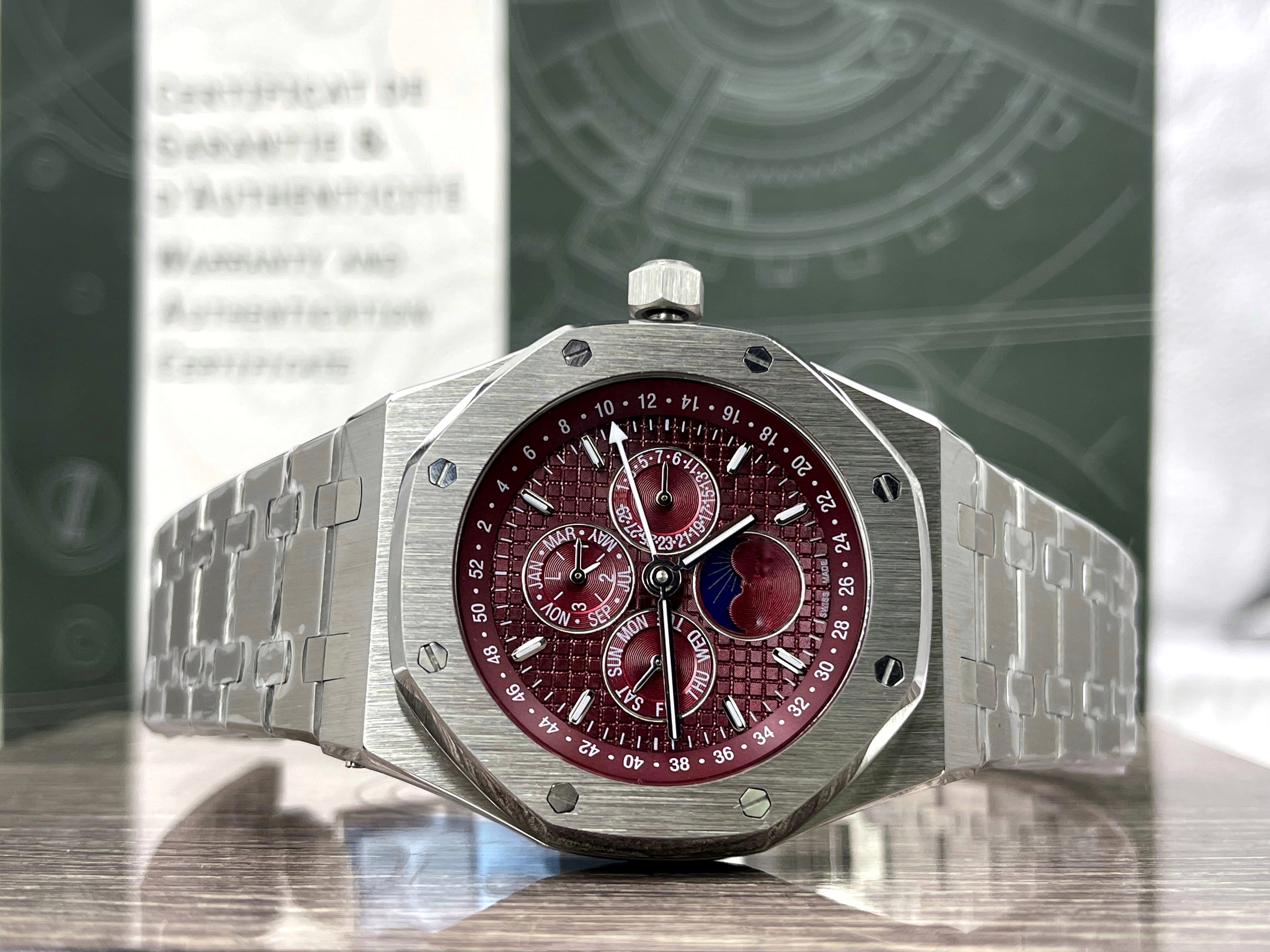Audemars Piguet Royal Oak Perpetual Calendar – Red Dial (Automatic ...