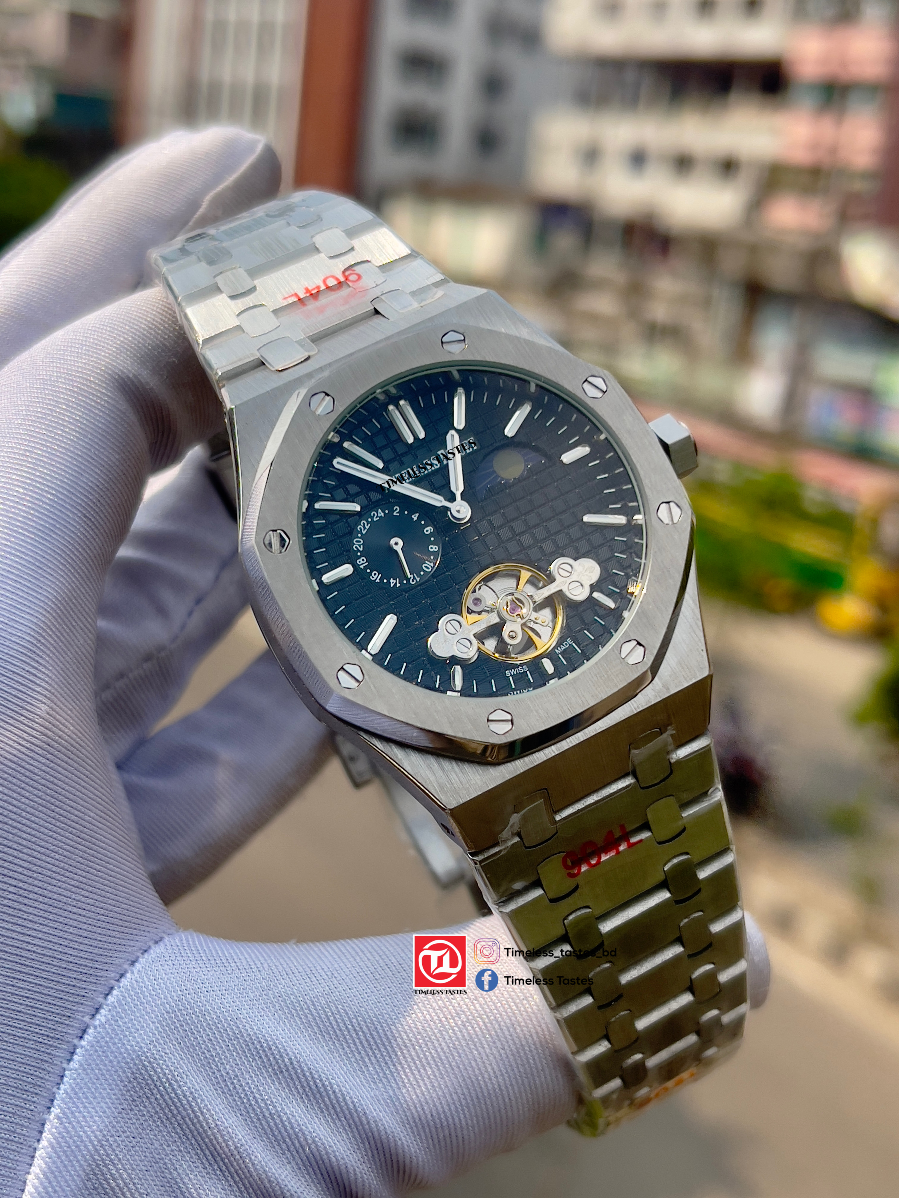 Audemars Piguet Royal Oak Master grade Tourbillon Silver (Naughty Edition) - Image 2