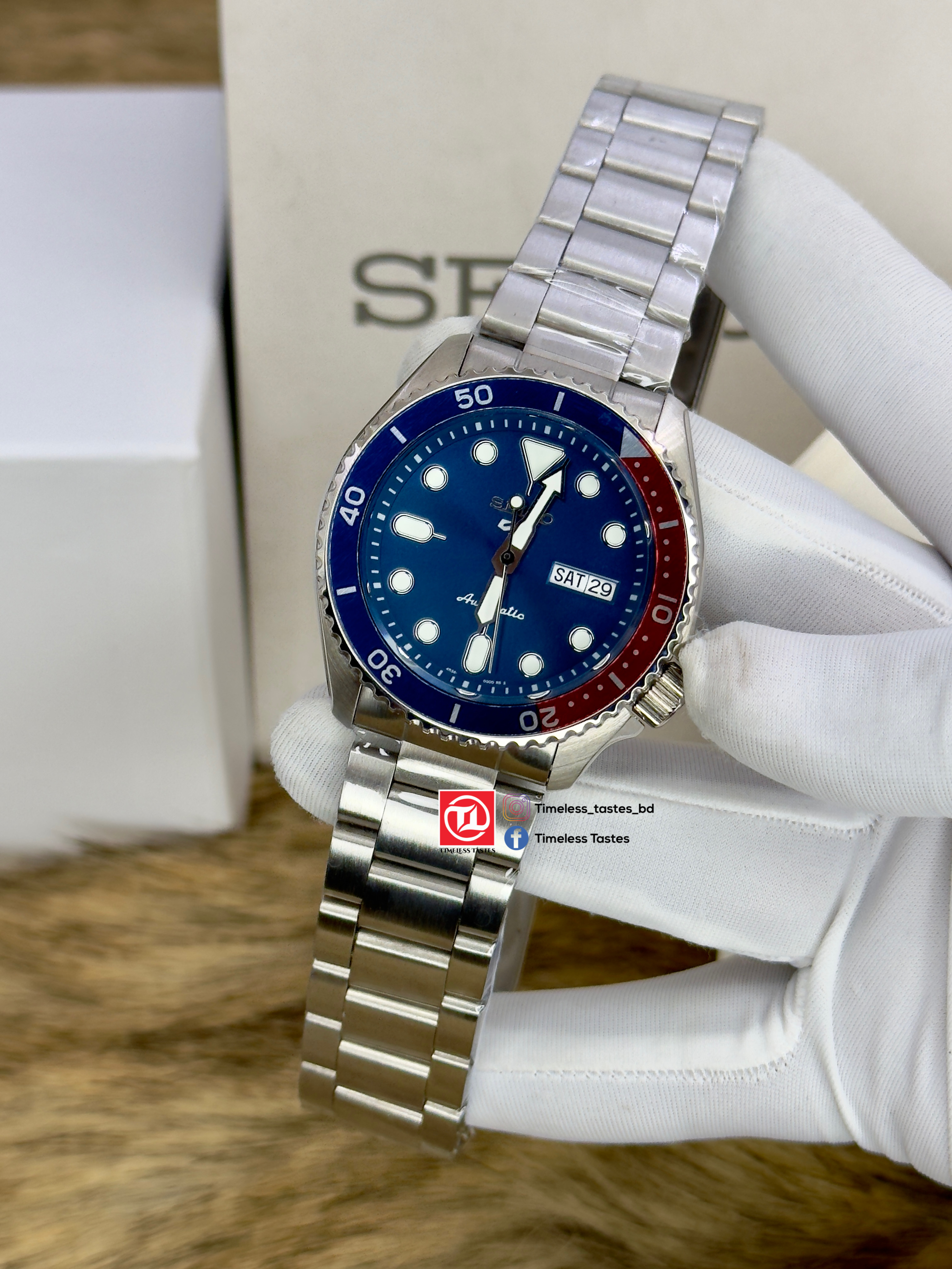 Seiko 5 Sports SRPD53K1 “Pepsi” – 1:1 Grade