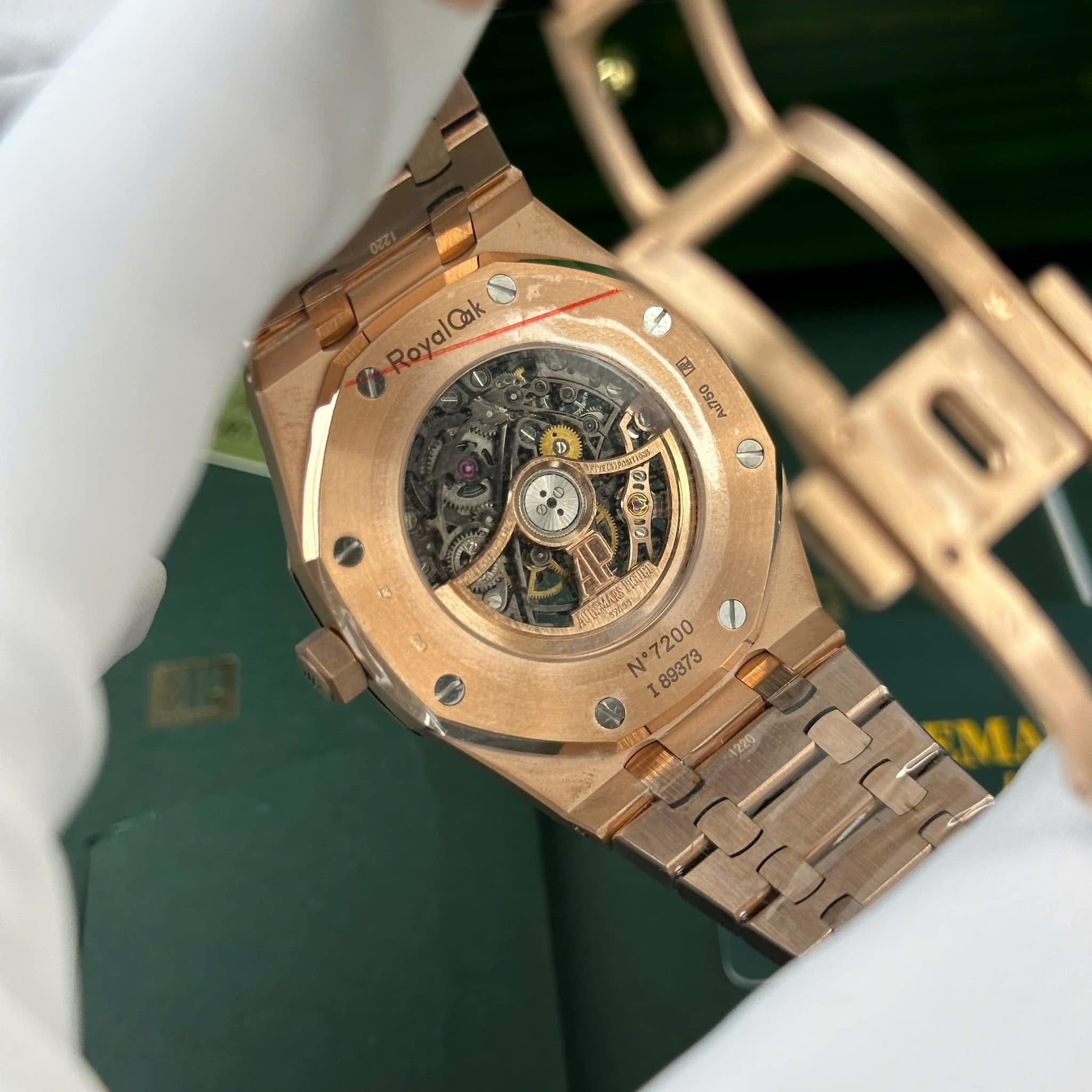 Audemars Piguet Royal Oak Double Balance Wheel Openworked Swiss 1:1 Grade– Ref. 15467OR (Rose Gold) - Image 5