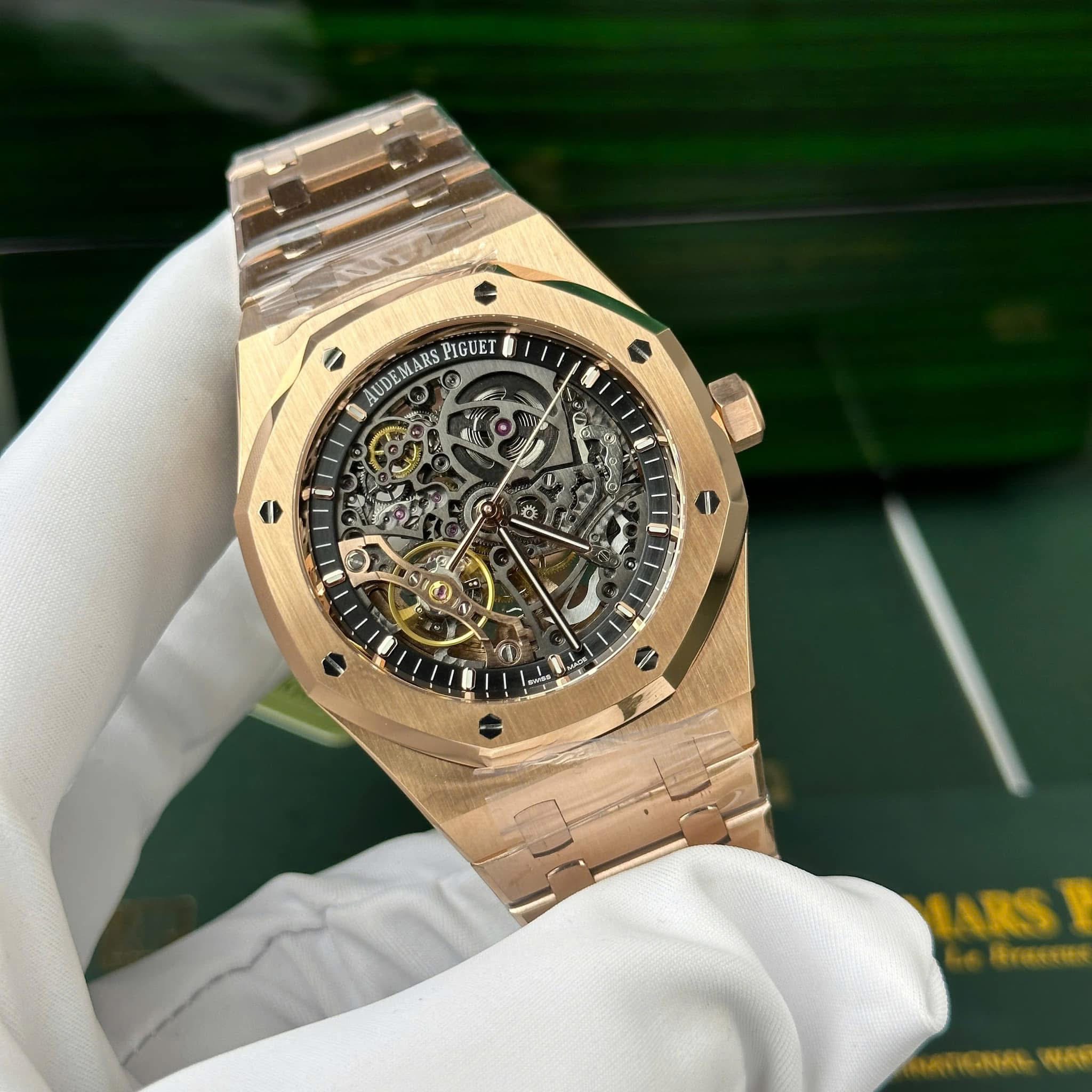 Audemars Piguet Royal Oak Double Balance Wheel Openworked Swiss 1:1 Grade– Ref. 15467OR (Rose Gold) - Image 2