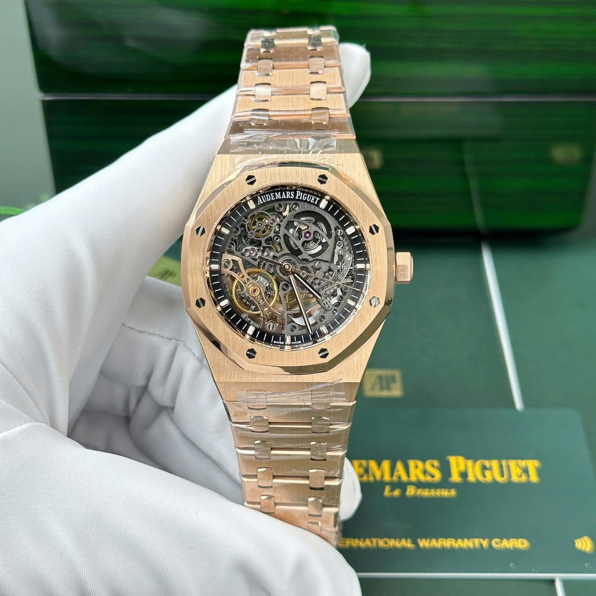 Audemars Piguet Royal Oak Double Balance Wheel Openworked Swiss 1:1 Grade– Ref. 15467OR (Rose Gold)