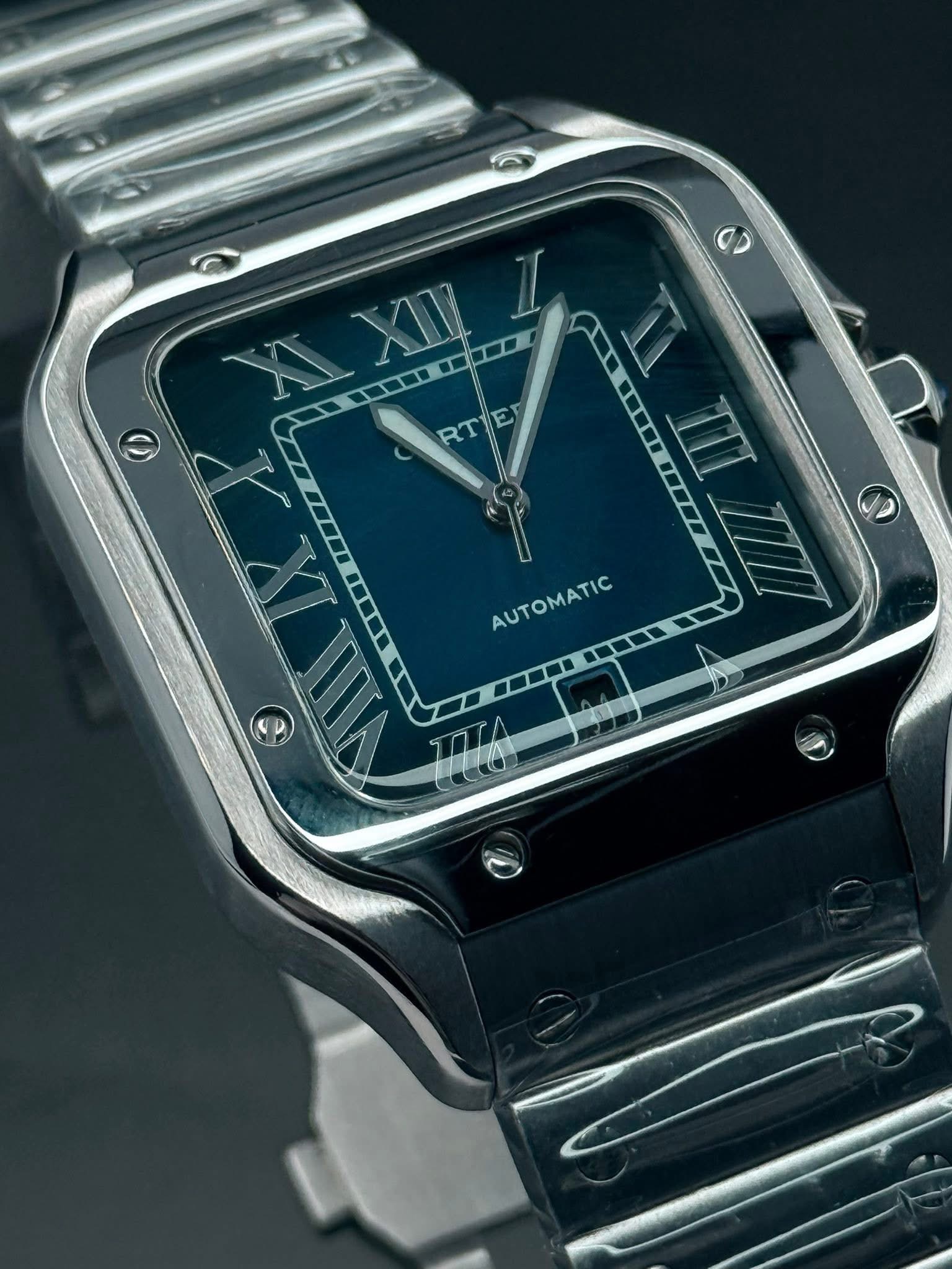 Cartier Santos de Cartier Large Model – Euro Grade (Blue Dial)