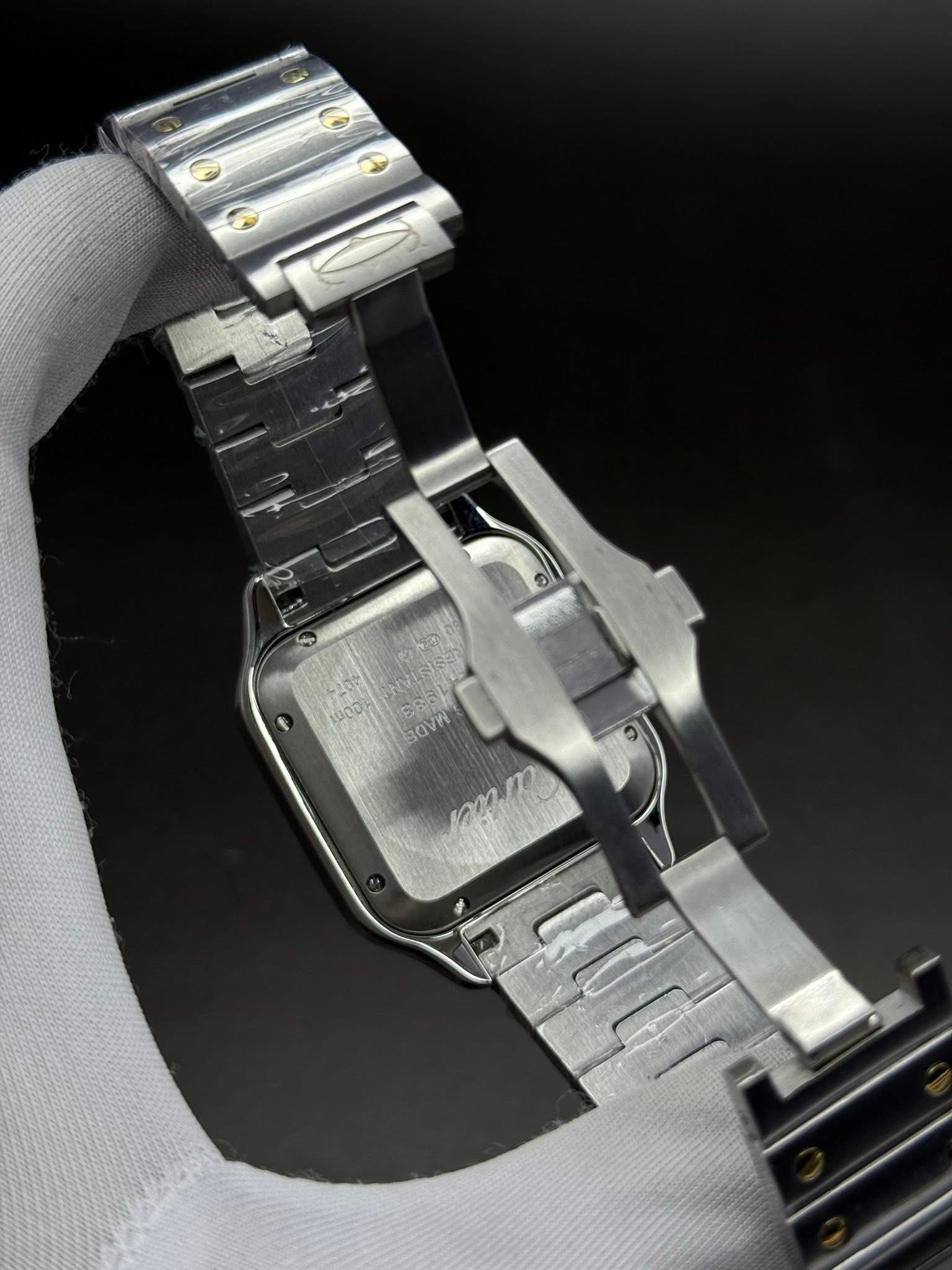 Cartier Santos de Cartier Large Model – Euro Grade (Blue Dial) - Image 2