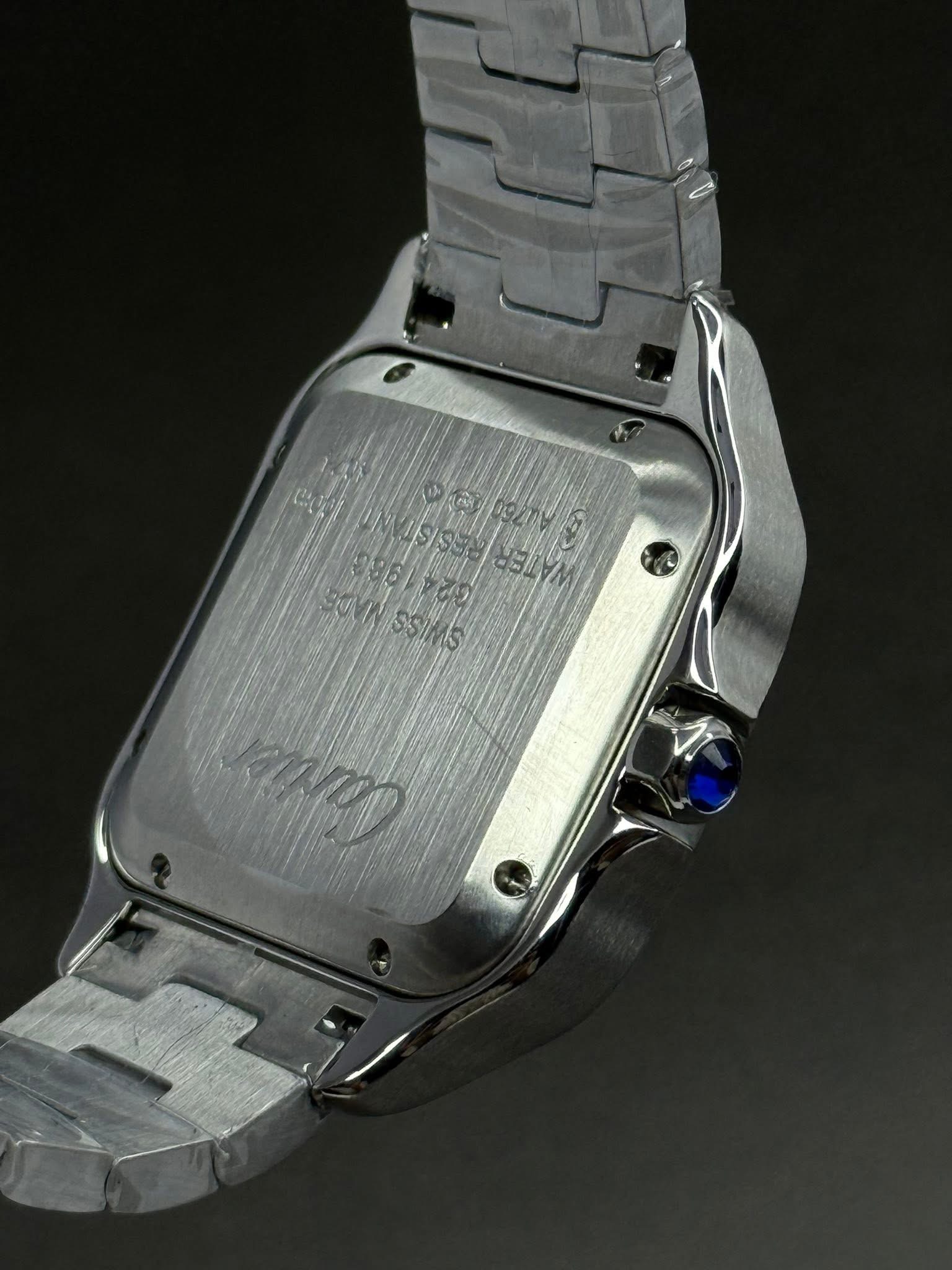 Cartier Santos de Cartier Large Model – Euro Grade (Blue Dial) - Image 3