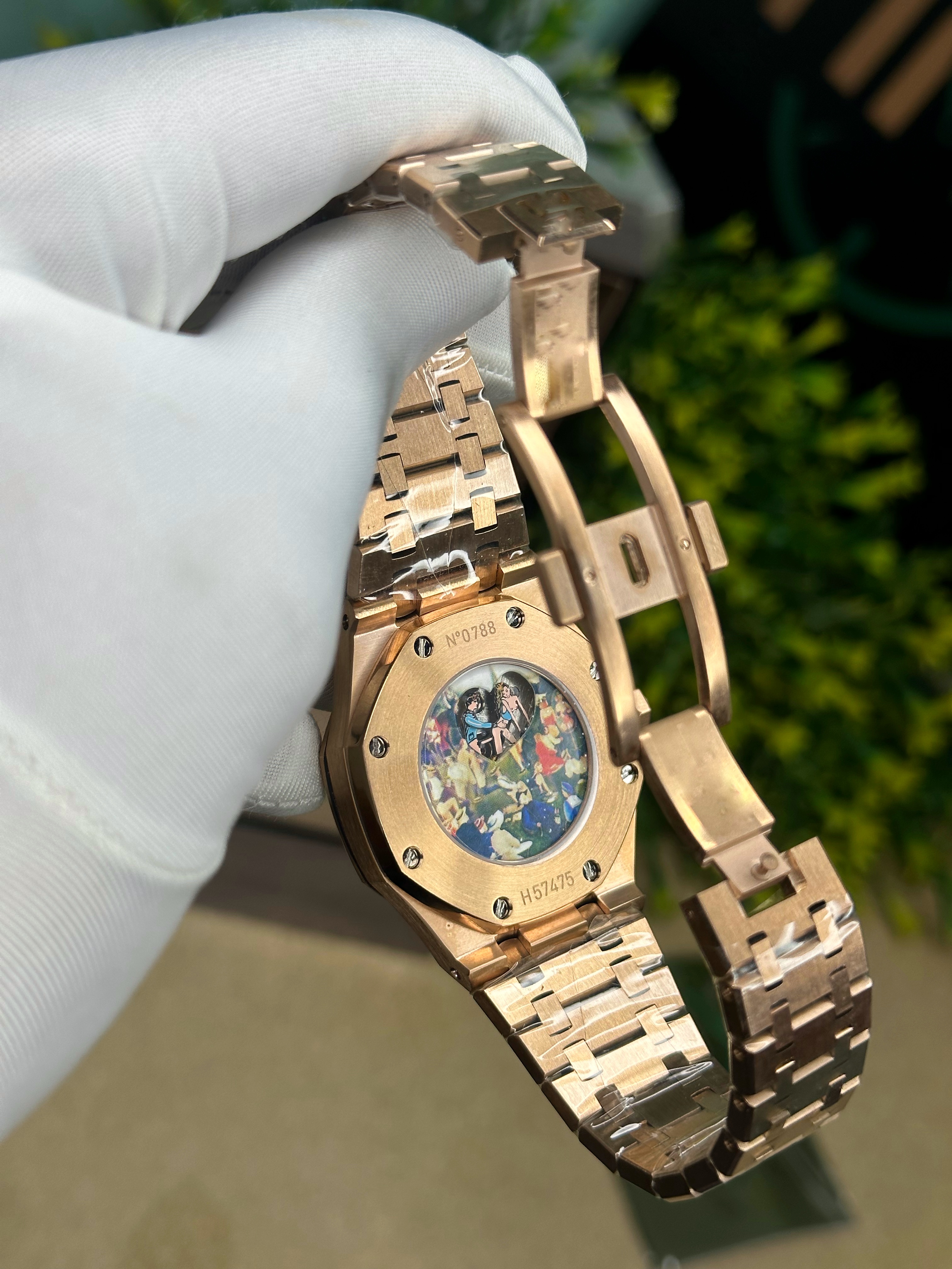 Audemars Piguet Royal Oak Master grade Tourbillon -Rose Gold (Naughty Edition) - Image 4