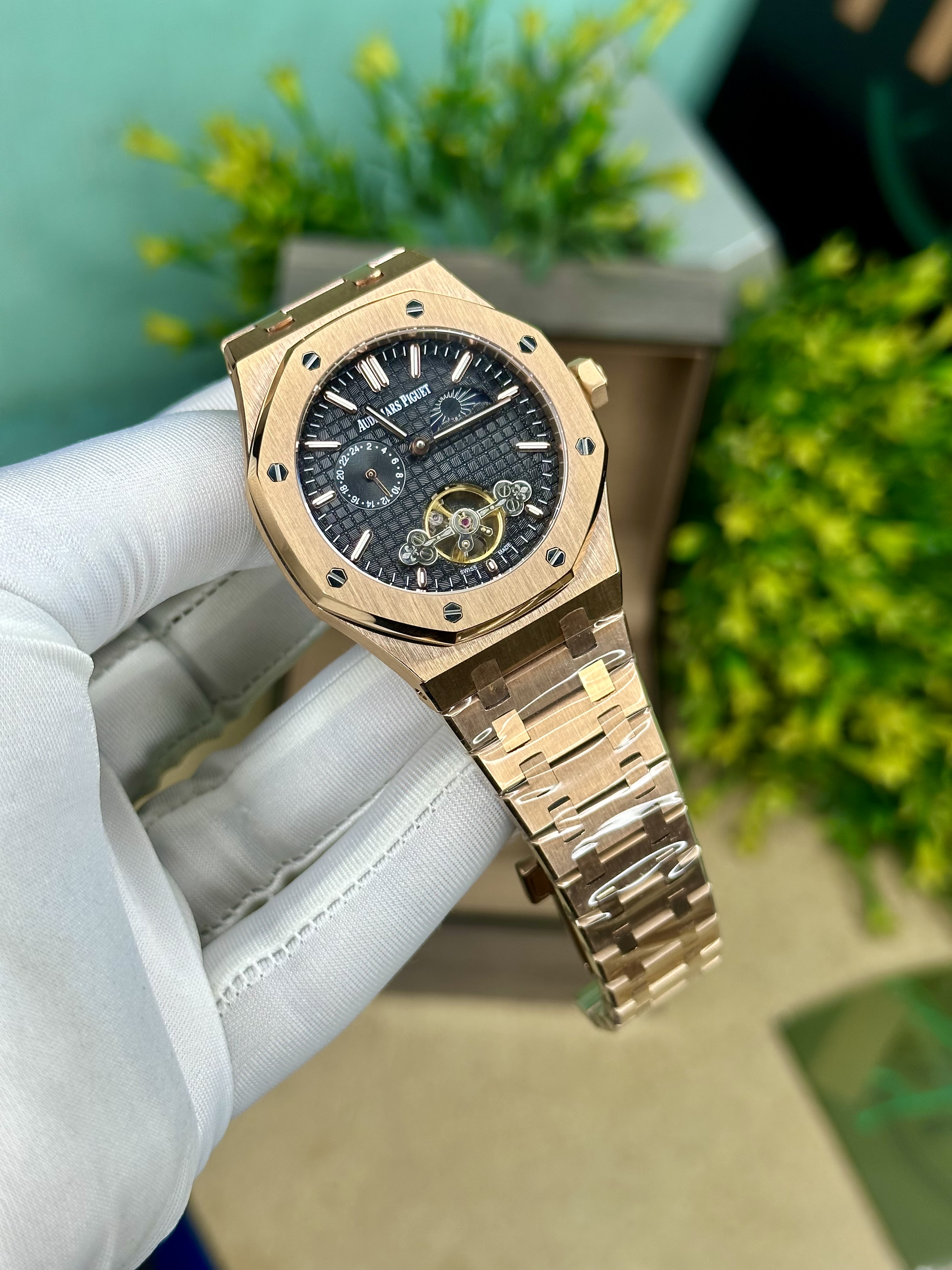 Audemars Piguet Royal Oak Master grade Tourbillon -Rose Gold (Naughty Edition) - Image 3