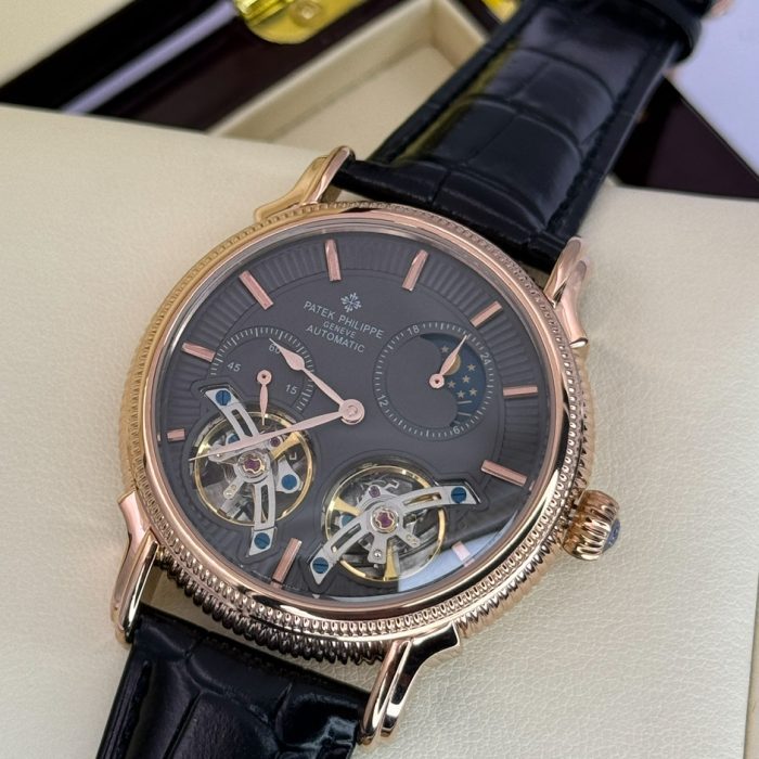 Patek Philippe Double Tourbillon – 41mm Rose Gold with Black Dial