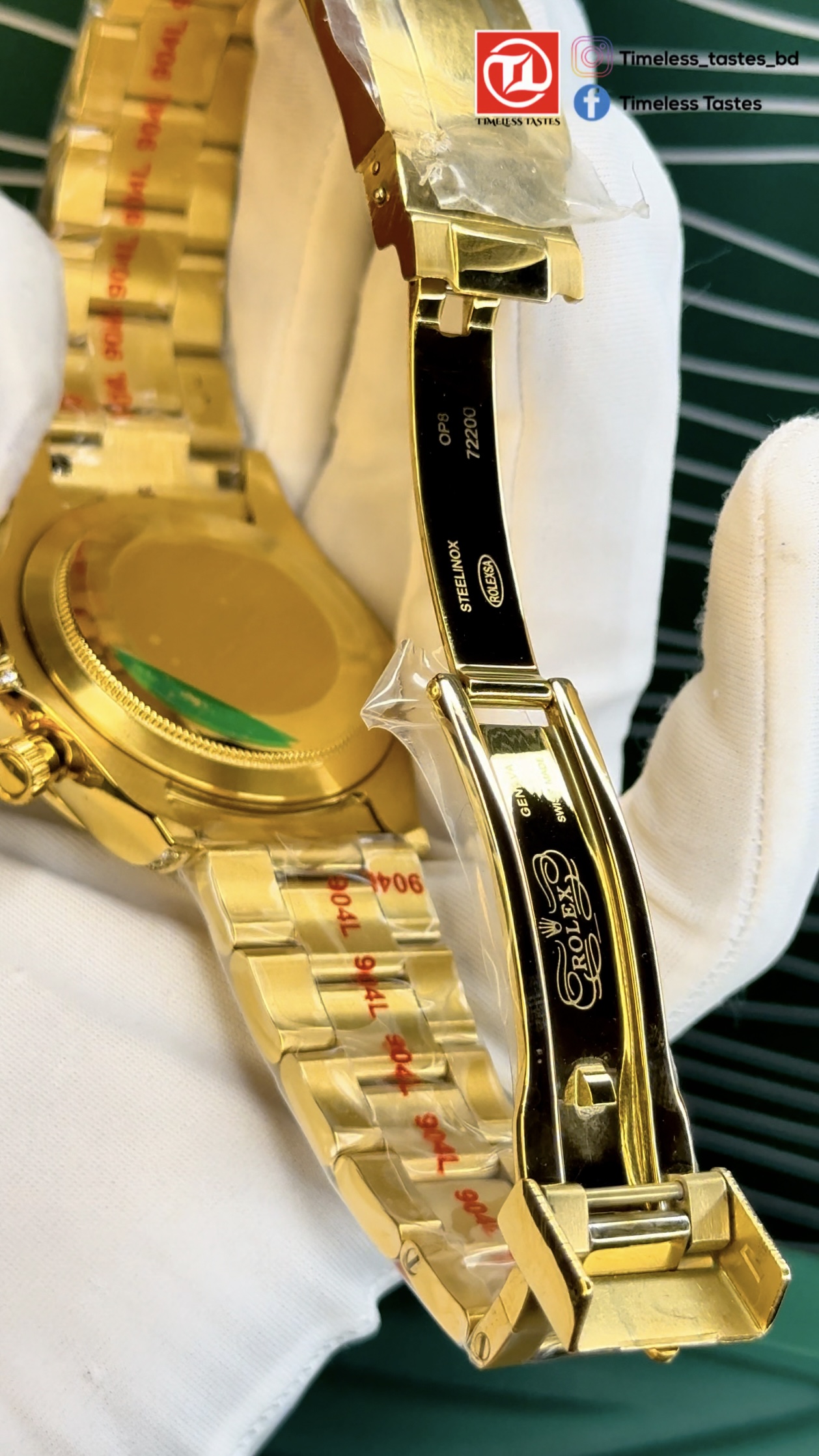 Rolex Cosmograph Daytona Rainbow – Full Gold | Master Grade - Image 5