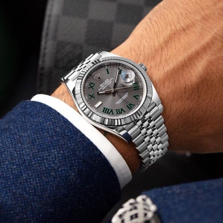 Rolex Datejust 41 – Grey Roman Dial | Jubilee Bracelet | Euro Grade | Automatic - Image 2