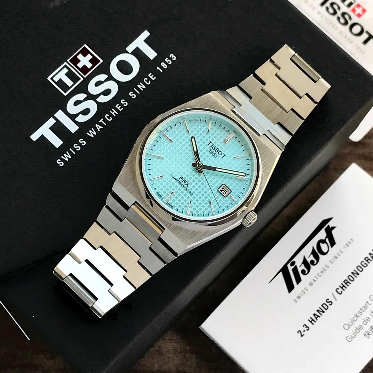 Tissot PRX Powermatic – Tiffany Blue Dial | Euro Grade - Image 2