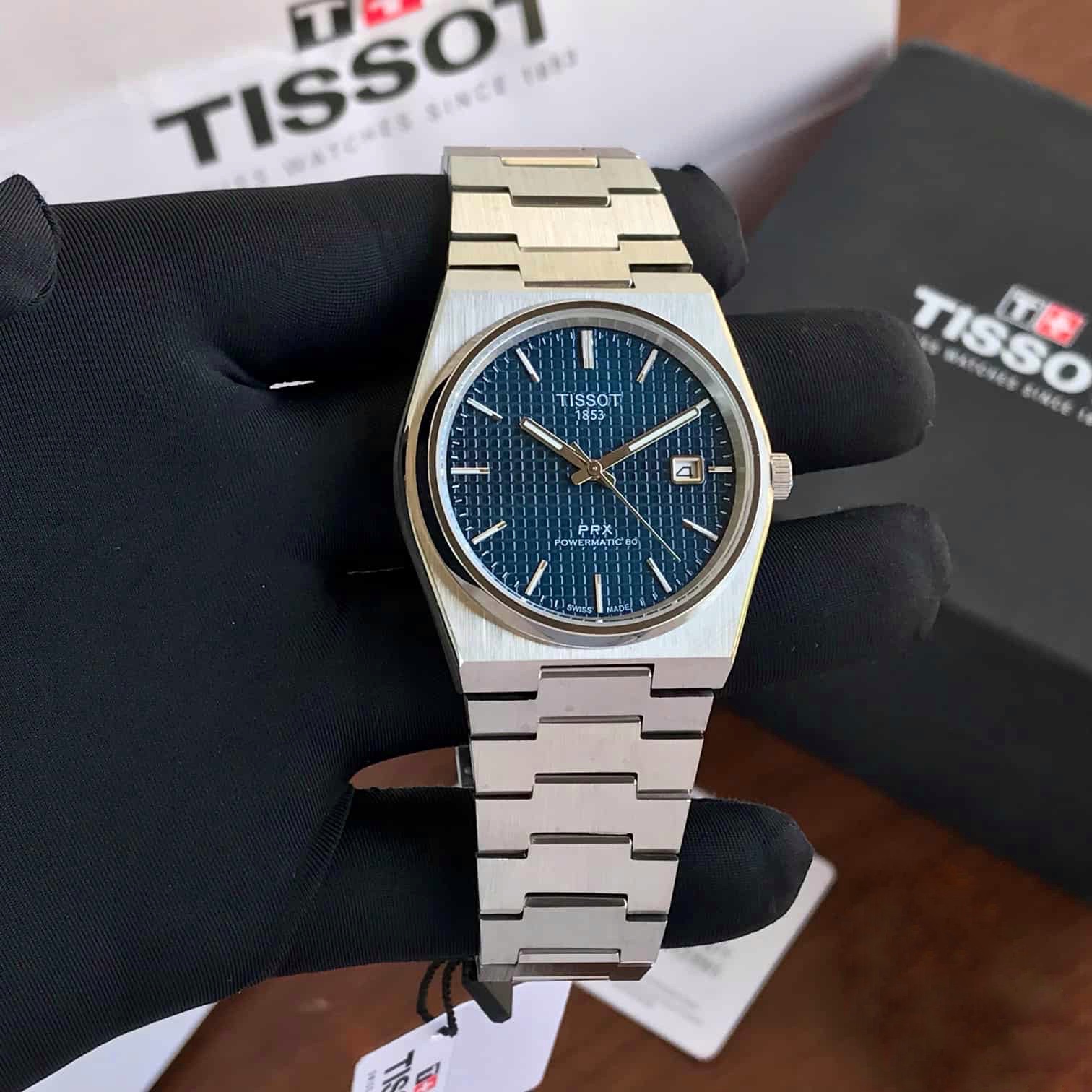 Tissot PRX Powermatic 80 – Blue Dial | Euro Grade - Image 2