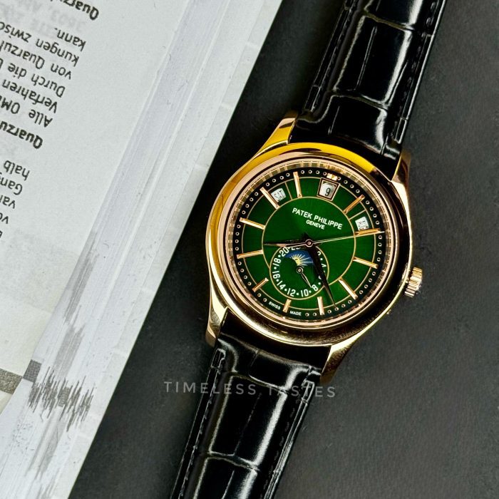 Patek Philippe Complications 5205R-011 Green Dial Rose Gold – Euro Grade