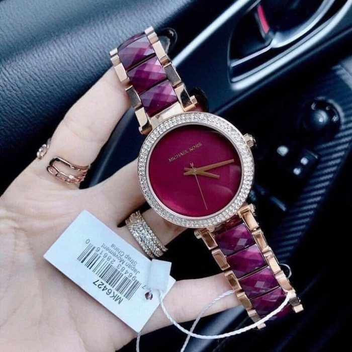 Michael Kors MK6422 – Crystal Accent Purple Edition