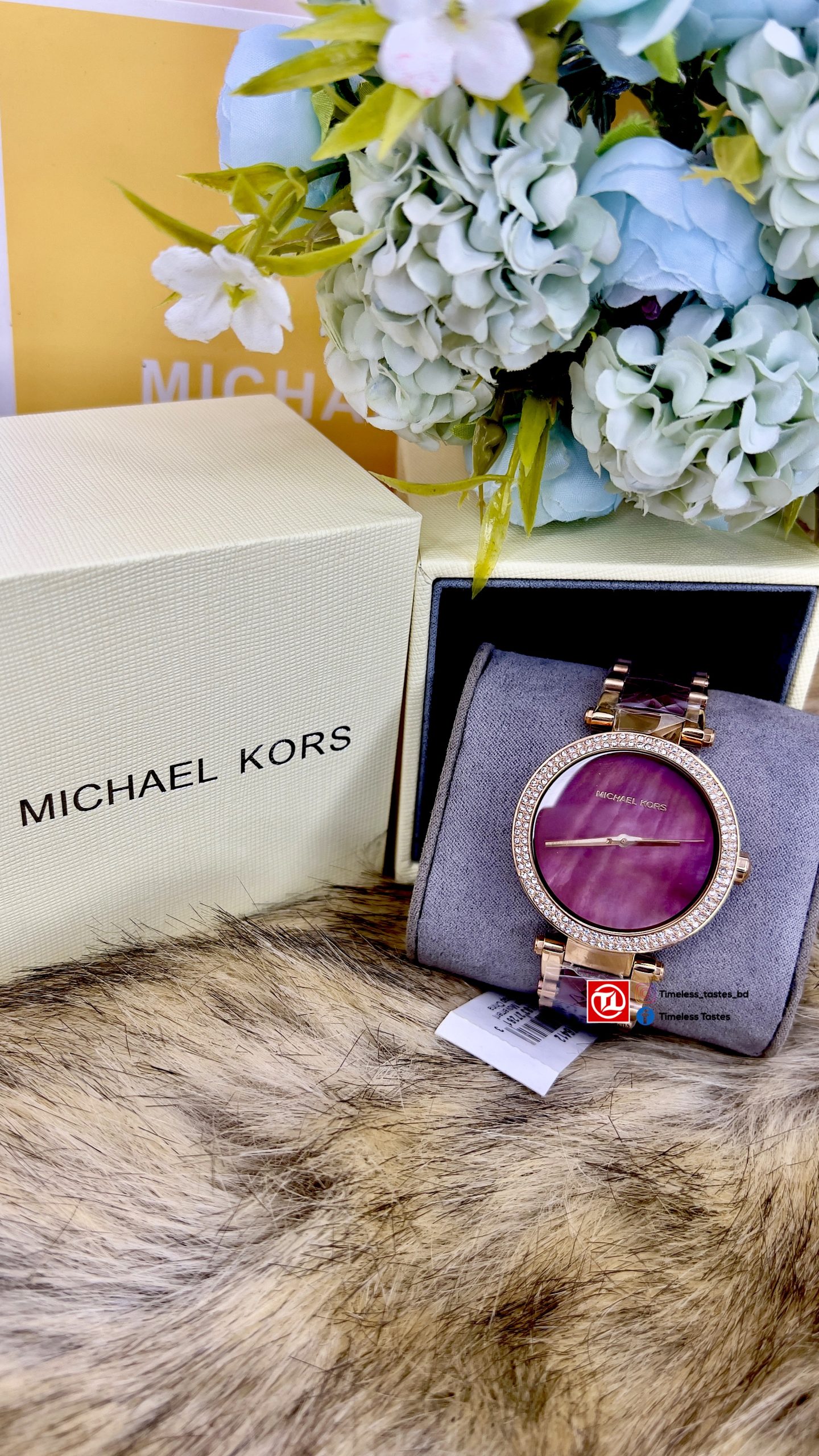 Michael Kors MK6422 – Crystal Accent Purple Edition - Image 2