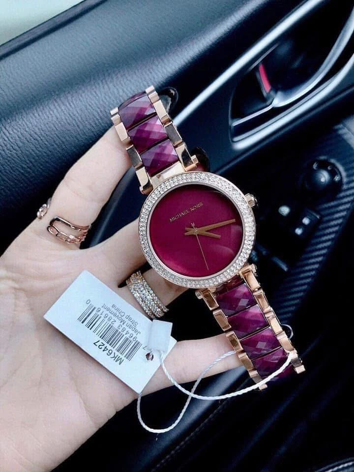 Michael Kors MK6422 – Crystal Accent Purple Edition