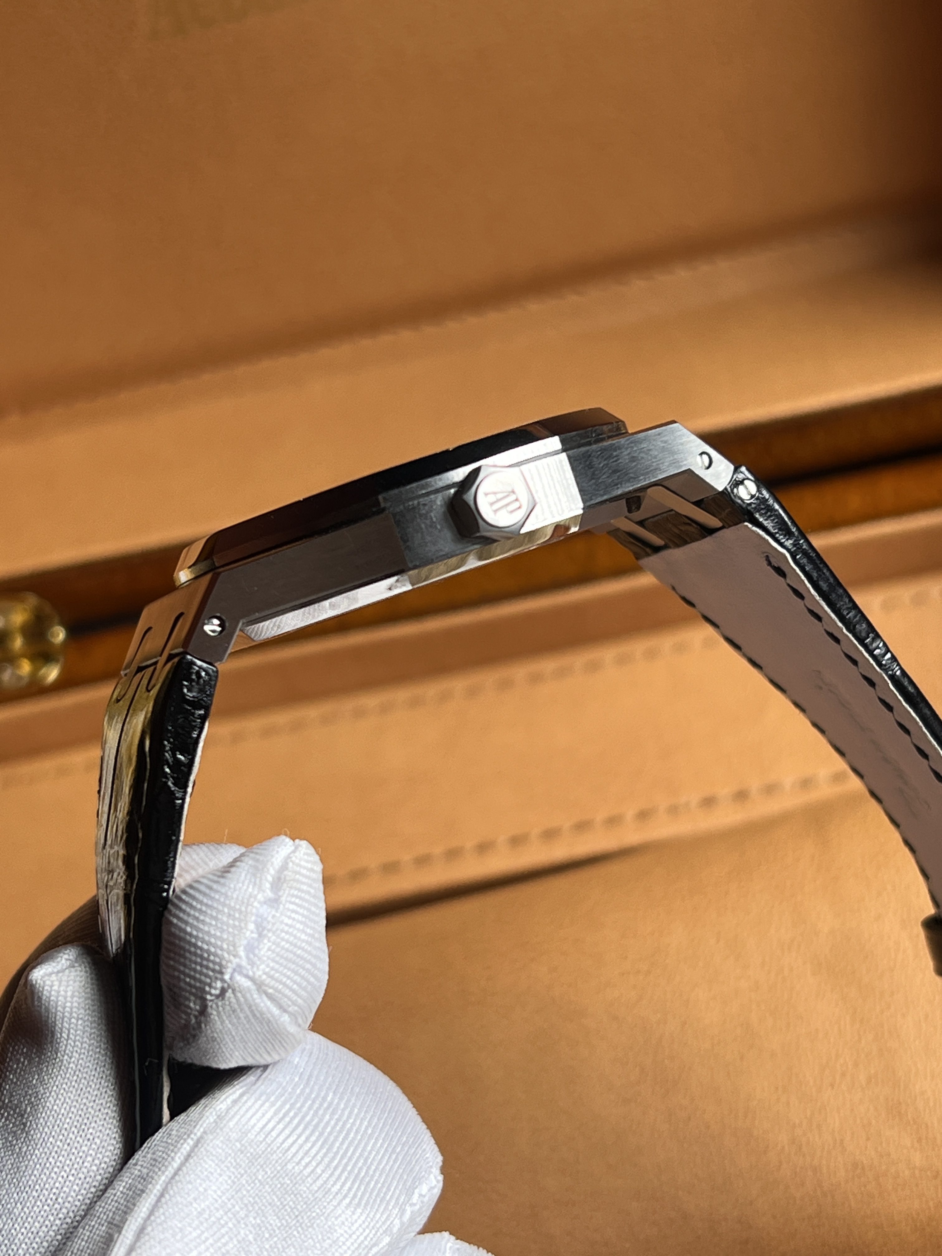 Audemars Piguet Royal Oak Double Balance Wheel Openworked 1:1 Grade – Ref. 15407ST (Silver | Custom Belt Edition) - Image 6