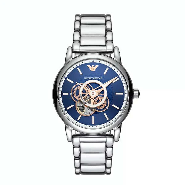 Emporio Armani Luigi Automatic Blue Dial Men’s Watch – AR60036