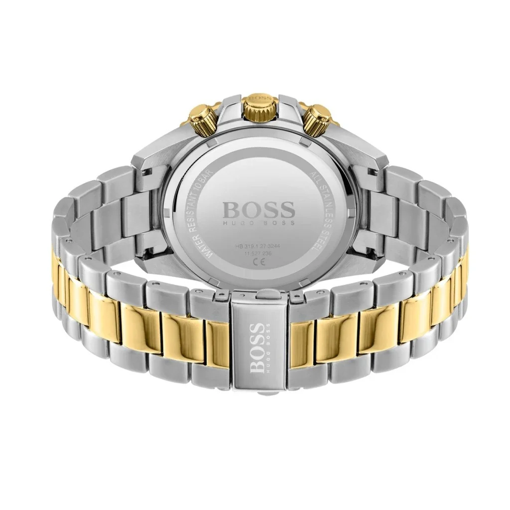 Hugo Boss Admiral Black Dial Two-Tone Steel Strap Men’s Watch – 1513908 - Image 5