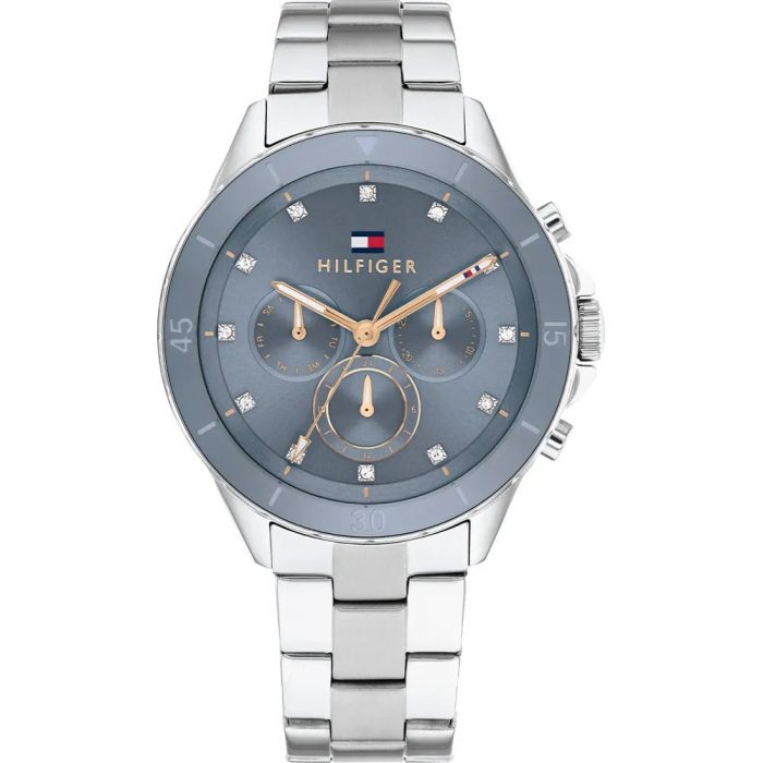 Tommy Hilfiger Blue Dial Stainless Steel Ladies Watch – 1782708