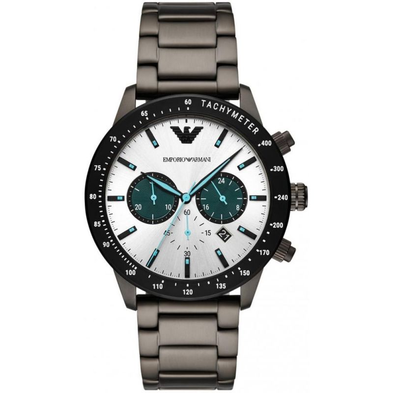 Emporio Armani Gunmetal Stainless Steel Men’s Chronograph Watch – AR11471