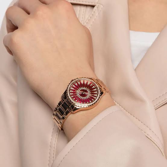 Michael Kors Layton Stone Dial Gold-Tone Stainless Steel Women’s Watch – MK6893 - Image 2