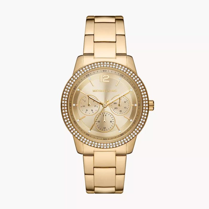Michael Kors Tibby Multifunction Gold-Tone Stainless Steel Ladies Watch – MK6927