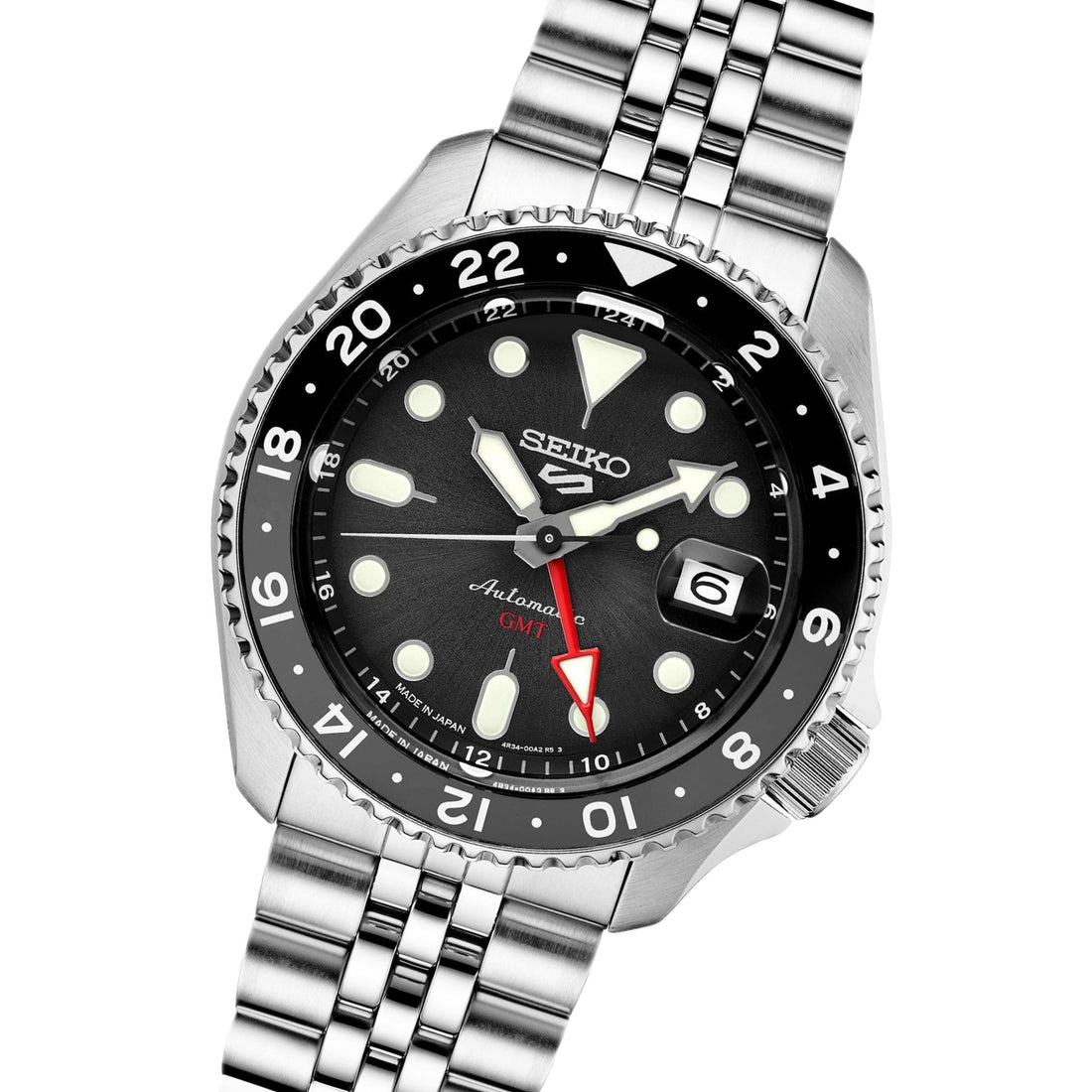 Seiko 5 Sports GMT Black Dial Men’s Automatic Watch – SSK001 - Image 2