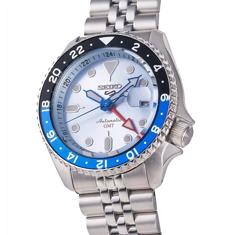Seiko 5 Sports GMT Ice Blue Limited Edition Men’s Automatic Watch – SSK029K1 - Image 2