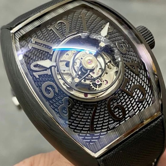 Franck Muller Grand Central Tourbillon – Swiss 1:1 Grade (All Black Edition)