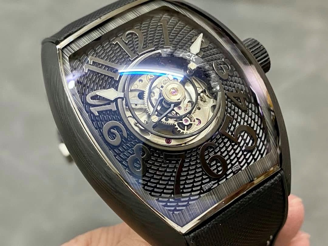 Franck Muller Grand Central Tourbillon – Swiss 1:1 Grade (All Black Edition)