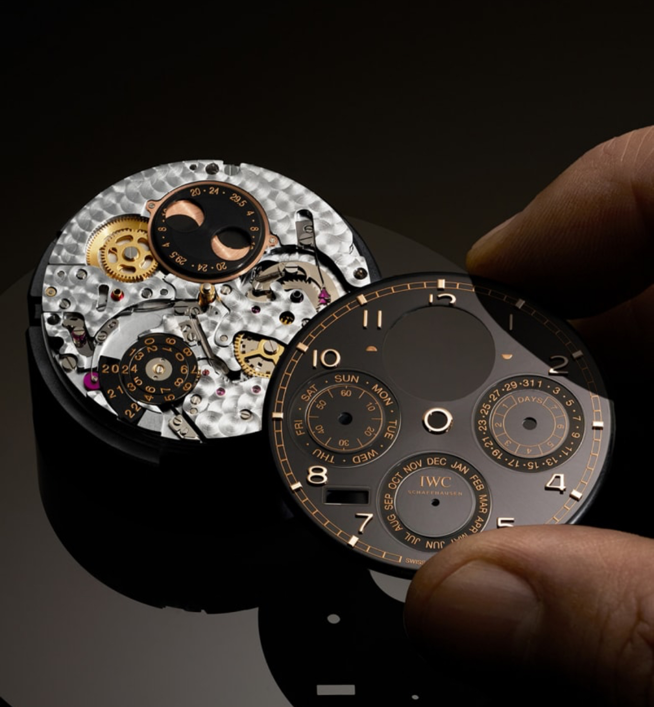 IWC Portugieser Perpetual Calendar – Swiss 1:1 Grade (Rose Gold | Black Strap) - Image 3