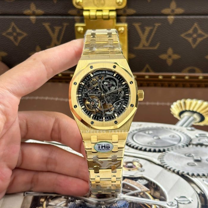 Audemars Piguet Royal Oak Openworked 15407 — Yellow Gold Tone | 41mm | Swiss 1:1 Grade