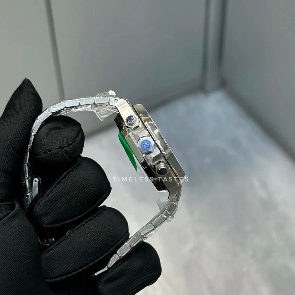 Audemars Piguet Royal Oak 26331 — Iced Out Blue Dial | 41mm | Swiss 1:1 Grade - Image 4