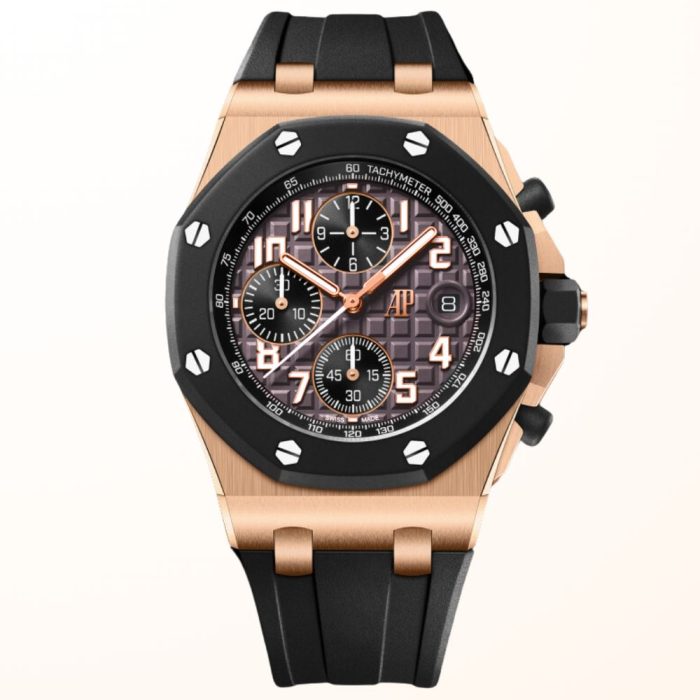 Audemars Piguet Royal Oak Offshore Chronograph | Rose Gold & Black | Master Grade Watch