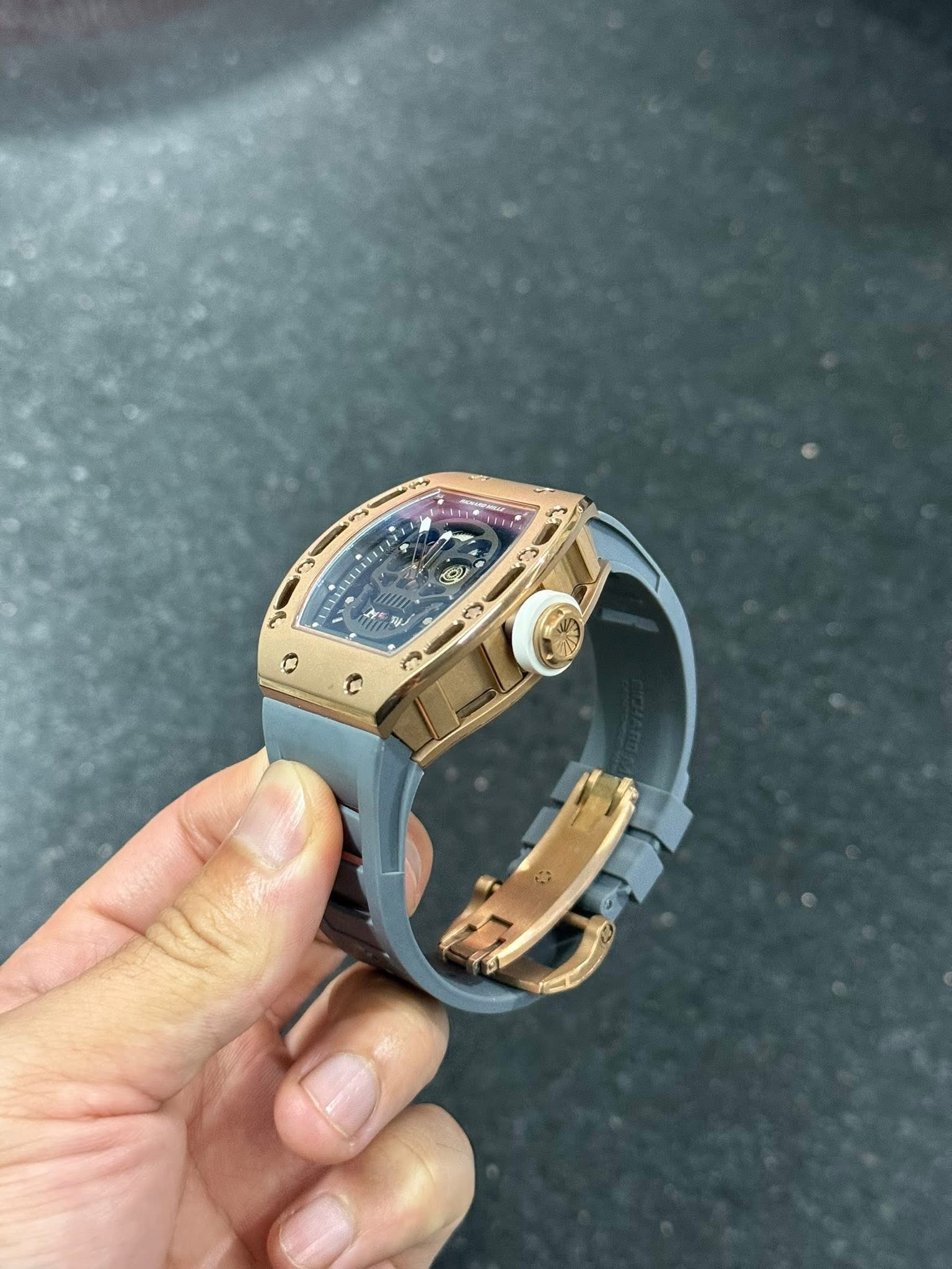 Richard Mille RM 052 Skull Tourbillon — Rose Gold | 50mm | Master Grade Watch - Image 5
