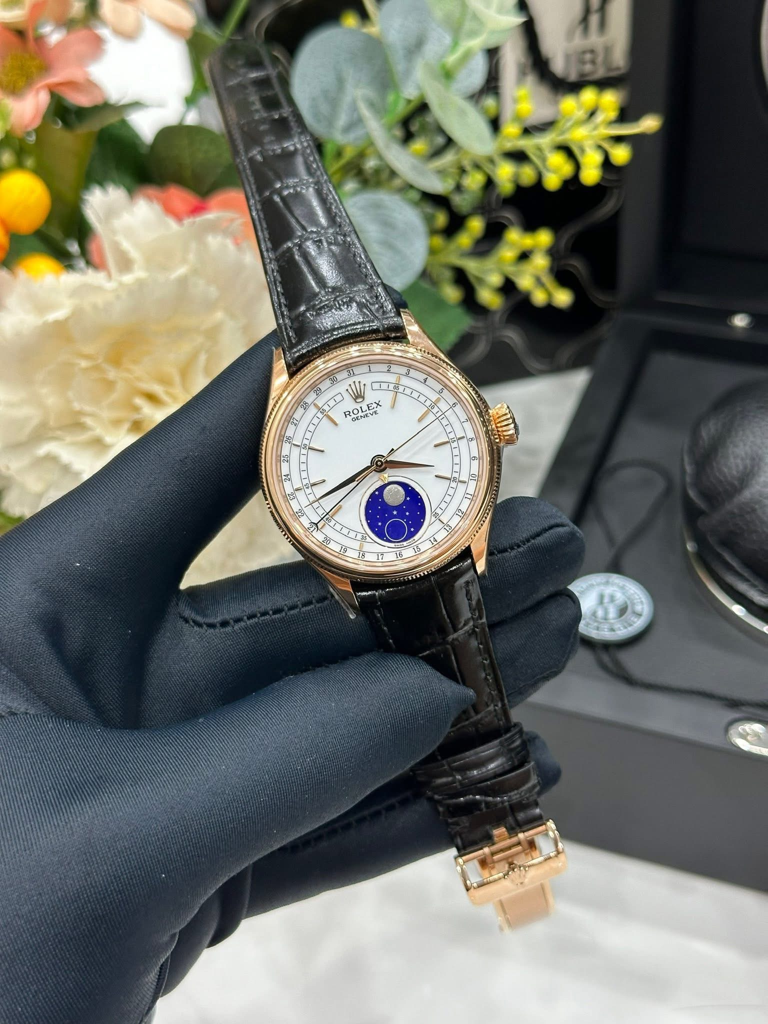 Rolex Cellini Moonphase — 50535-0002 | White Dial | 39mm | Swiss 1:1 Grade - Image 2