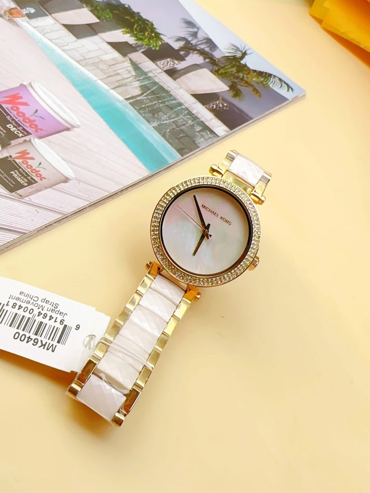 Michael Kors Parker MK6400 Authentic Ladies Watch – Mother of Pearl Dial & Two-Tone Steel Bracelet - Image 2