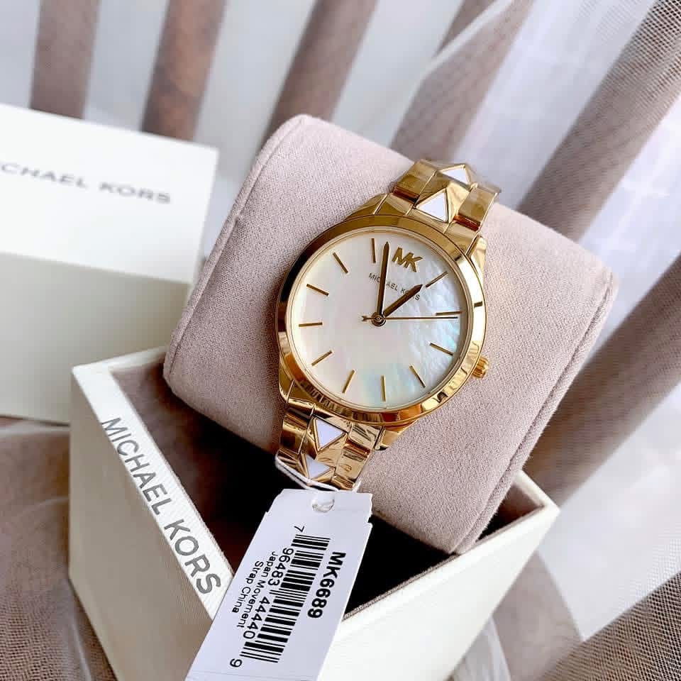 Michael Kors MK6689 Authentic Ladies Analog Watch – Rose Gold Stainless Steel Bracelet