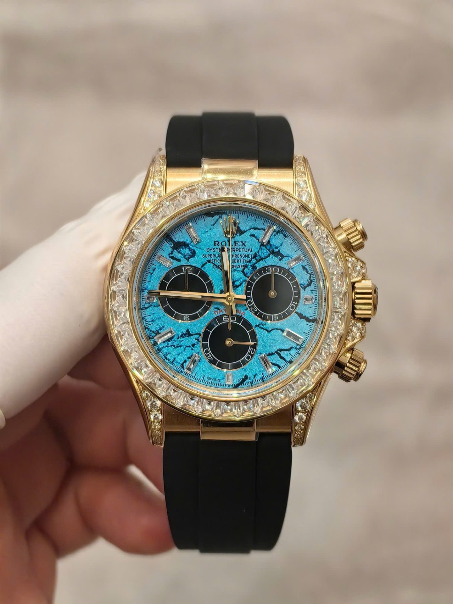 Rolex Daytona 126538TBR Turquoise Diamond Dial Swiss 1:1 Grade Watch