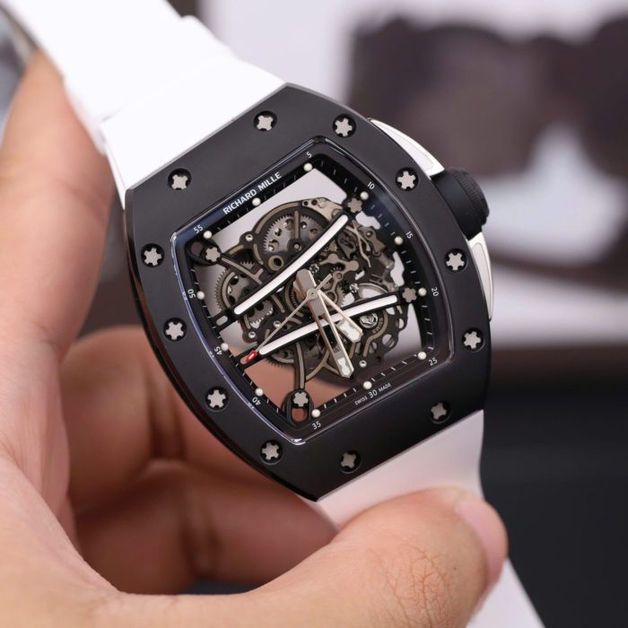Richard Mille RM61-01 Black Ceramic Case Rubber Strap Swiss 1:1 Grade Watch