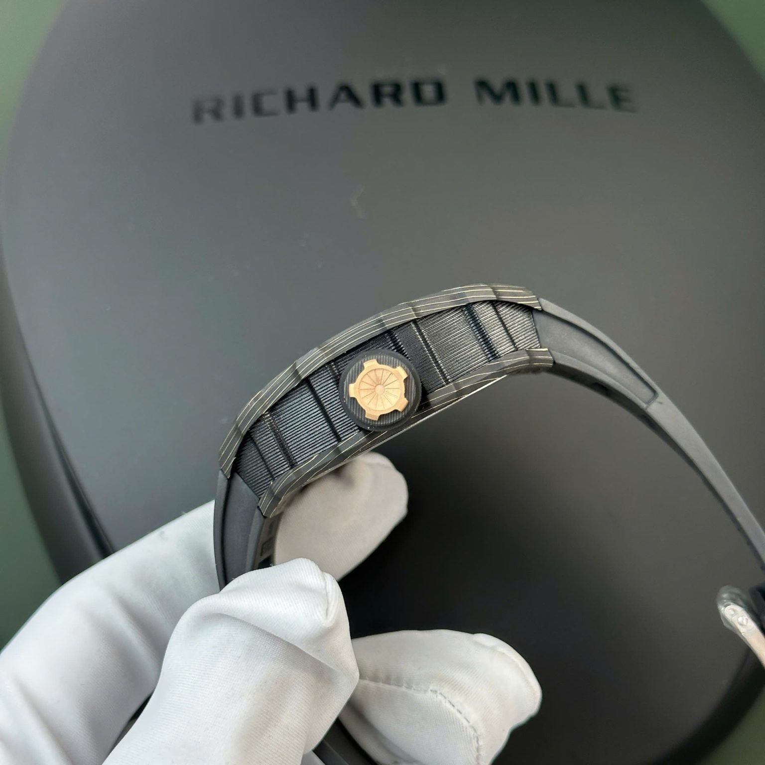 Richard Mille RM12-01 Tourbillon Carbon Swiss 1:1 Grade Watch - Image 12