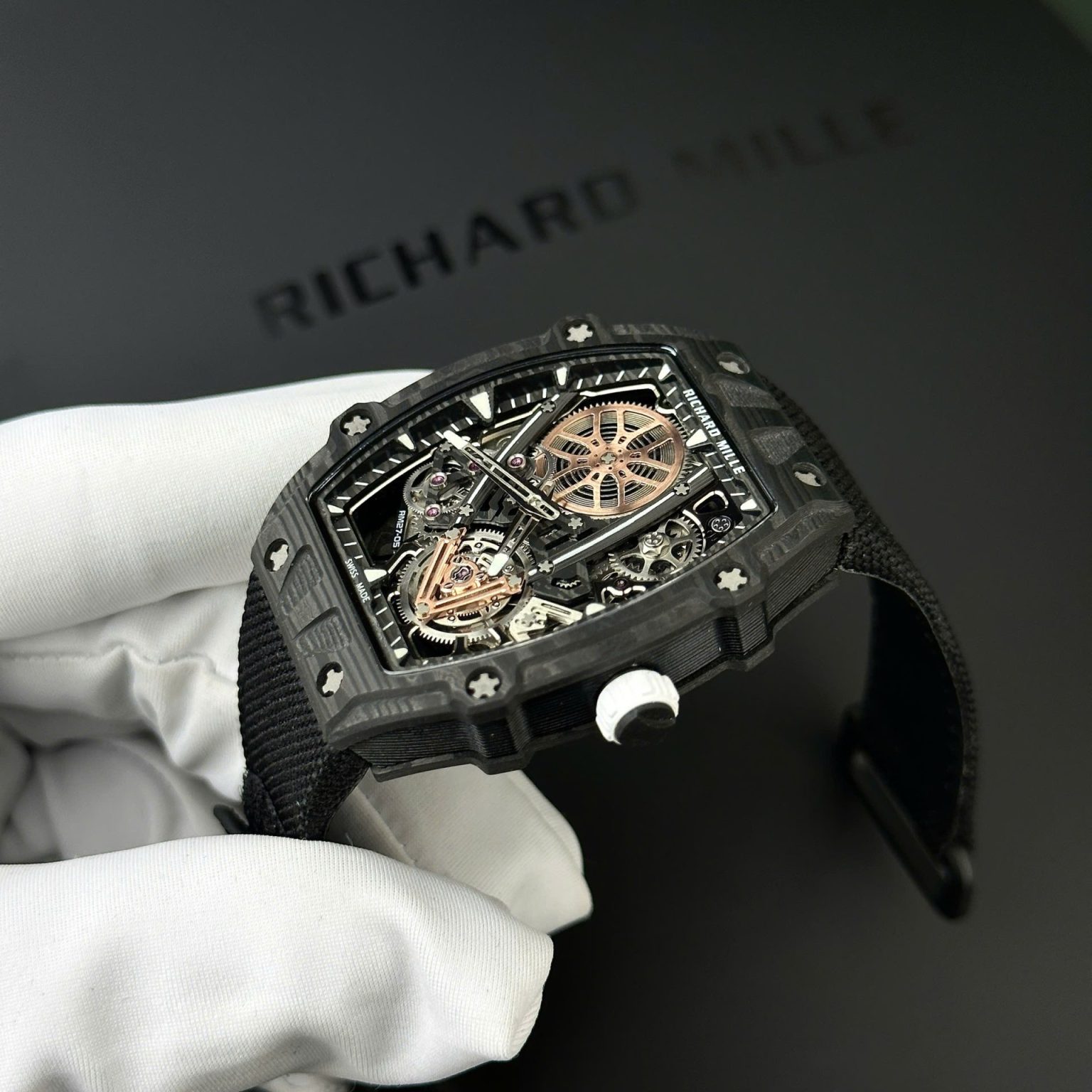 Richard Mille RM27-05 Carbon Swiss 1:1 Grade Watch - Image 6