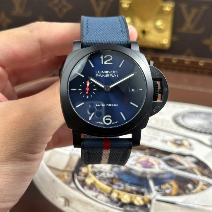Panerai Luminor Quaranta PAM1408 Blue Dial Rubber Strap Swiss 1:1 Grade Watch