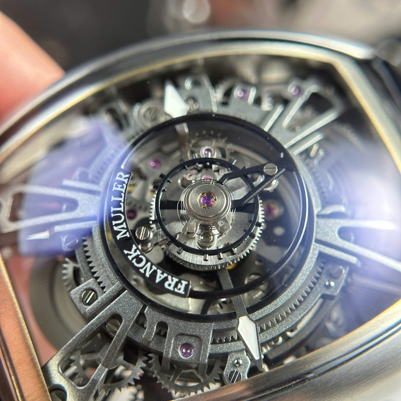 Franck Muller Curvex CX Grand Central Tourbillon Skeleton 42x56mm Swiss 1:1 Grade Watch - Image 7