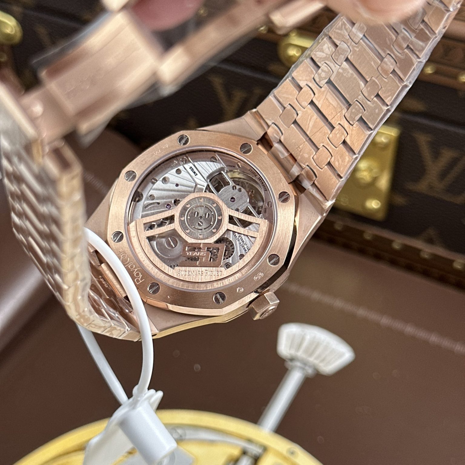 Audemars Piguet Royal Oak Selfwinding Flying Tourbillon 26730OR Replica Watches Gray Dial Metal Wire 41mm Swiss 1:1 Grade Watch - Image 12