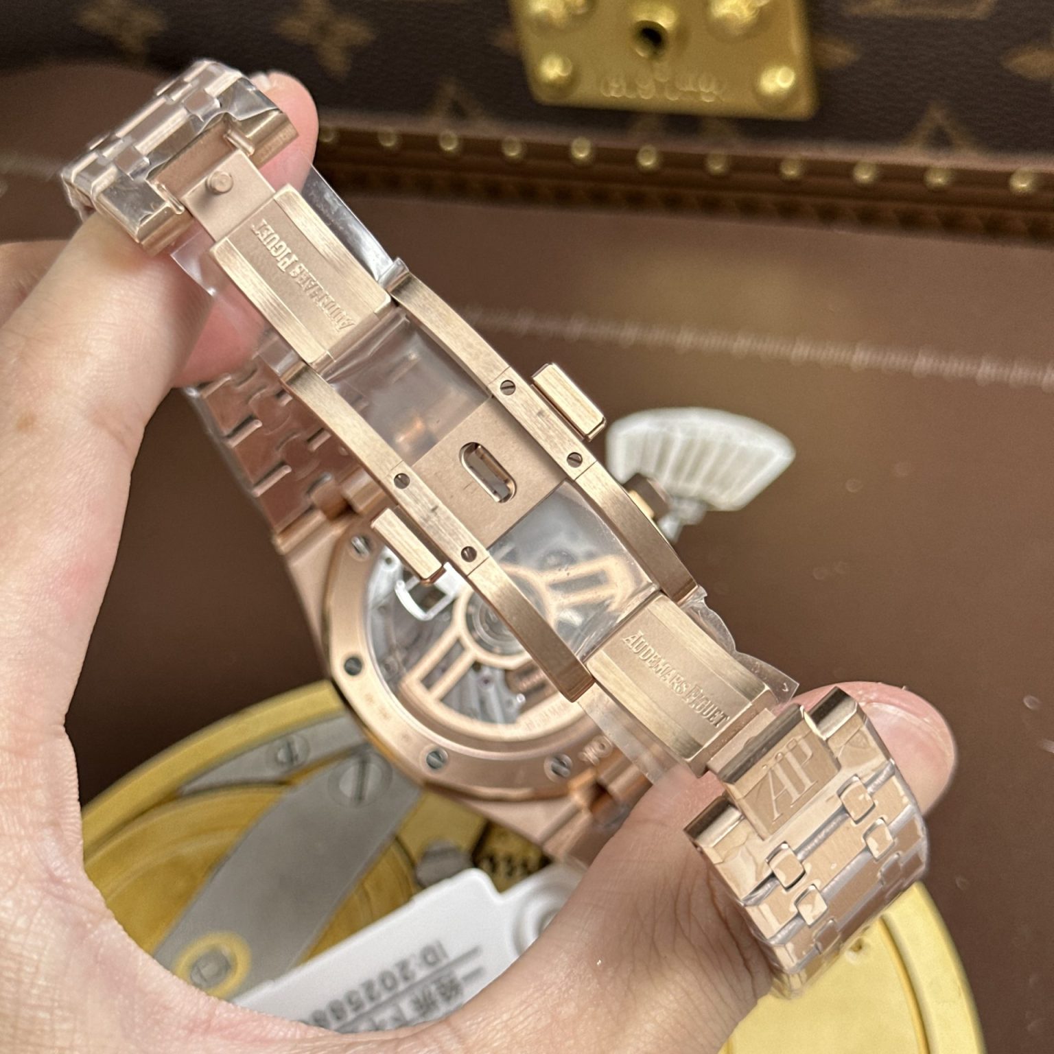 Audemars Piguet Royal Oak Selfwinding Flying Tourbillon 26730OR Replica Watches Gray Dial Metal Wire 41mm Swiss 1:1 Grade Watch - Image 14