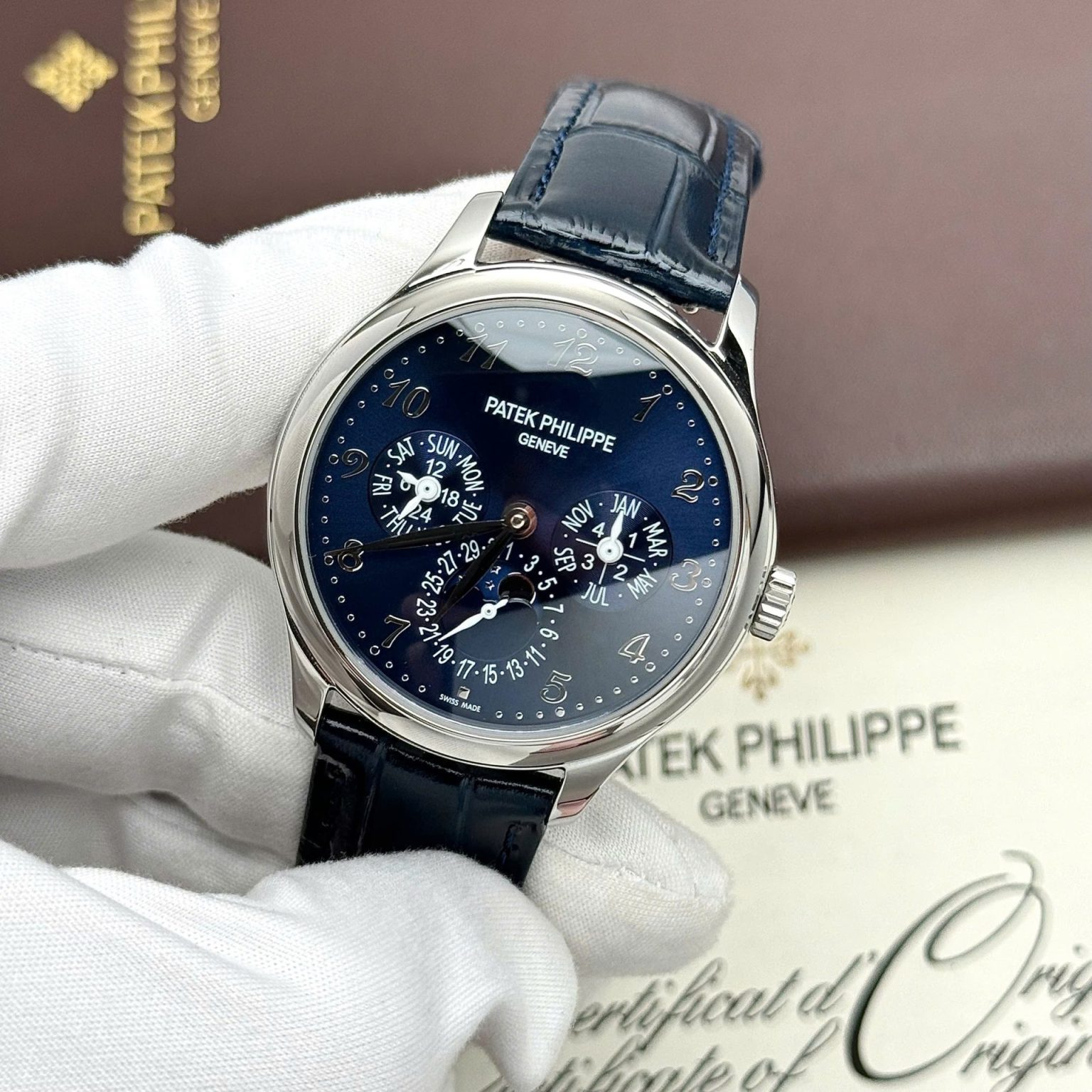 Patek Philippe Grand Complications 5327 Blue Dial 40mm Swiss 1:1 Grade Automatic Watch - Image 4