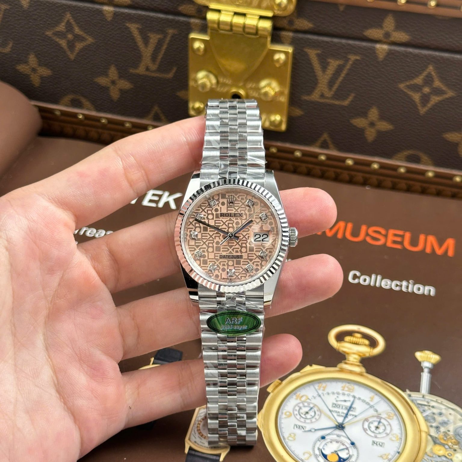 Rolex DateJust 126234 Pink Dial Jubilee Strap 36mm Swiss 1:1 Grade Automatic Watch